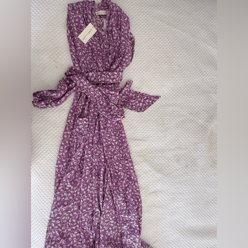 NWT Purple Floral Maxi Dress by Natalie Martin